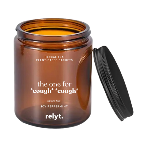 the one for *COUGH**COUGH* organic herbal tea