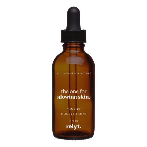 the one for GLOWING SKIN organic tincture